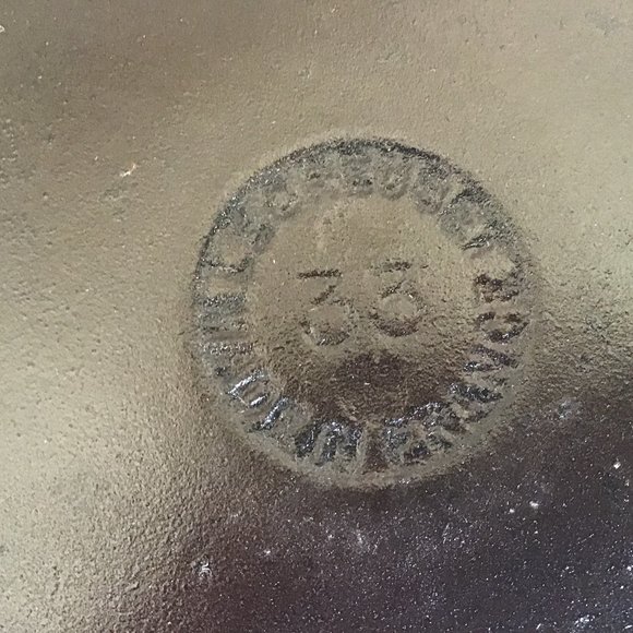 Le Creuset France #33 Black Cast Iron La Mama Enzo Mari Oval Dutch Oven Vintage - Picture 7 of 7